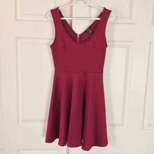 Cherry Red Colored Dress